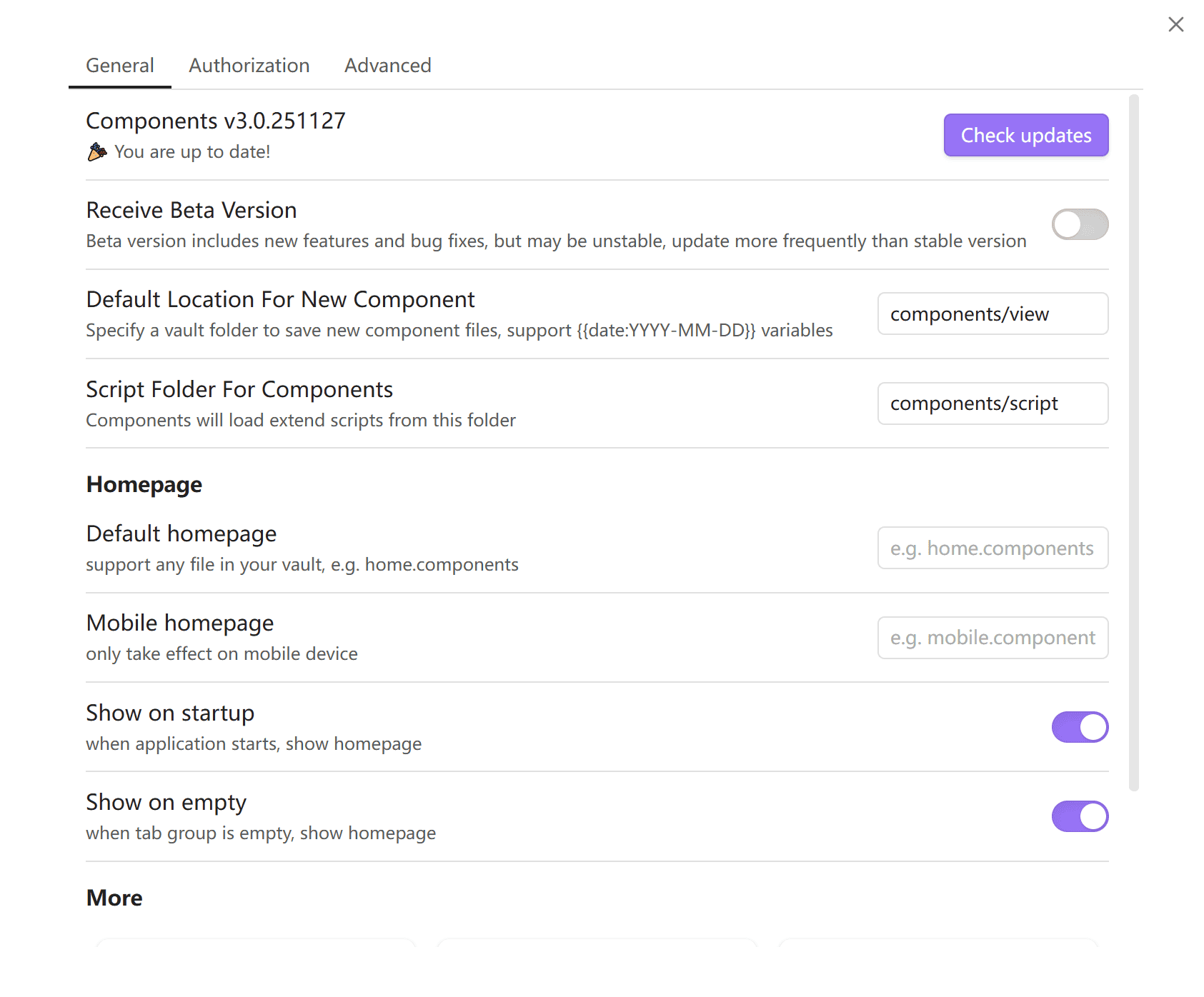 Obsidian Components - 2